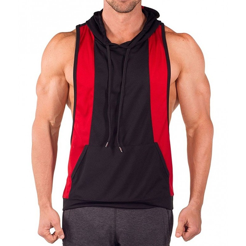Gym Fitness Stringer Hoodies #017